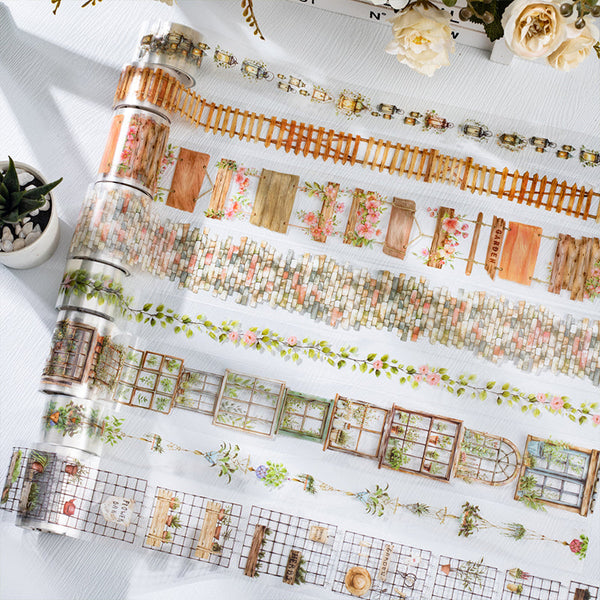 Flower court secret environment series PET Tape Set