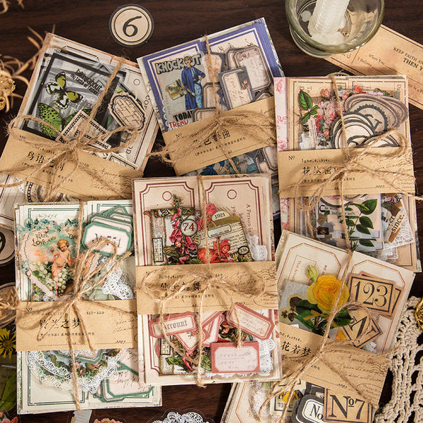 80PCS The Waltz in Dreams series material paper set