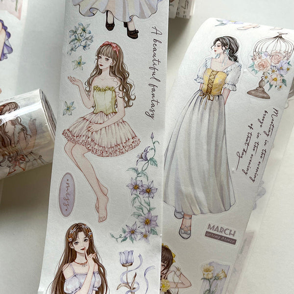 5.5cm*100cm Slim and graceful Washi/PET Tape