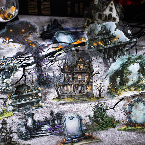 10PCS The Abandoned City Series sticker