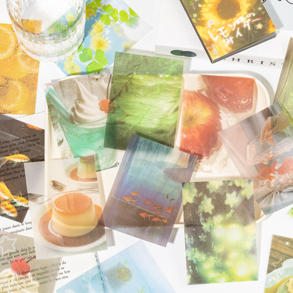 20PCS Summer Art Gallery Series material paper