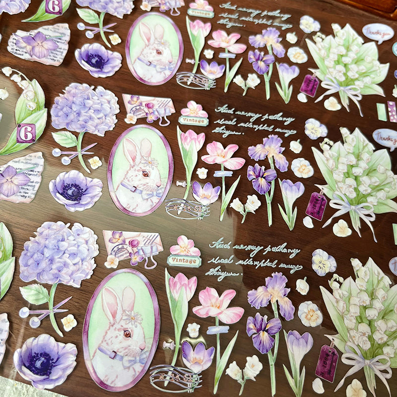 Jade Rabbit Sticker 6cm*100cm Jade Rabbit PET tape – Journaldream