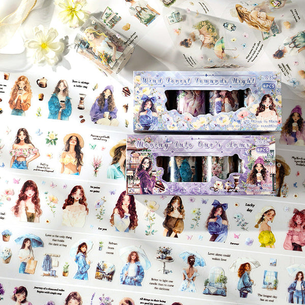 Heart-stirring Guest Series Die Cutting PET Tape Set