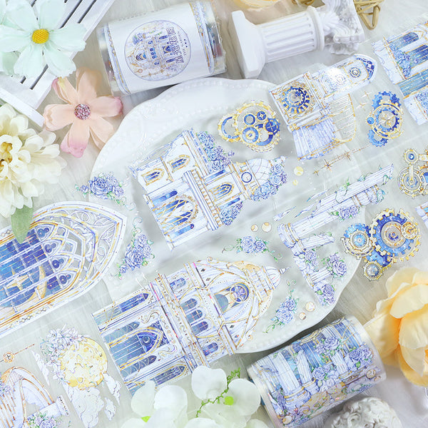 Starlight garden Shell Light Silver PET Tape