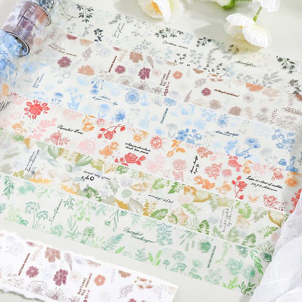 Plant Healing Time Series PET Tape