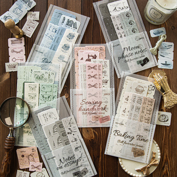 10PCS Tag Favorites Series sticker