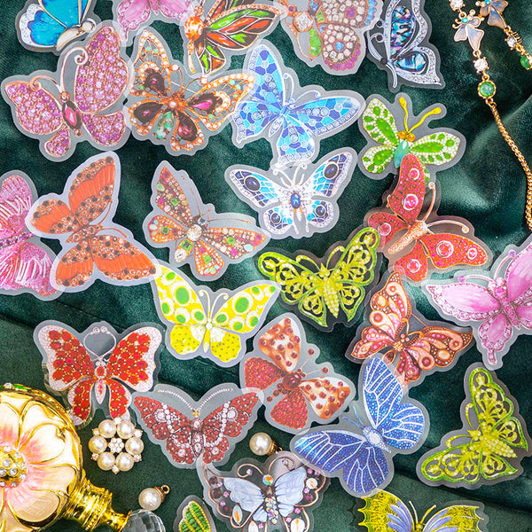 Pegatinas de la serie Mariposa de Cristal 