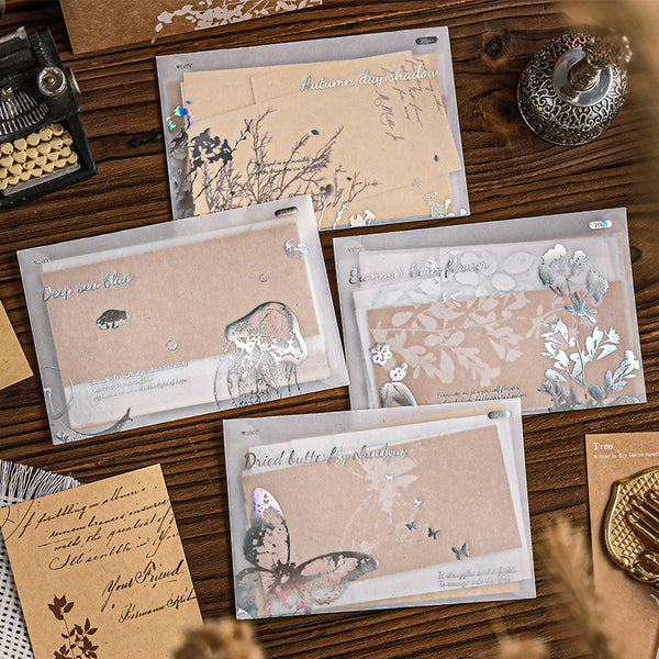 20PCS Floating Light Film Collection Series material paper