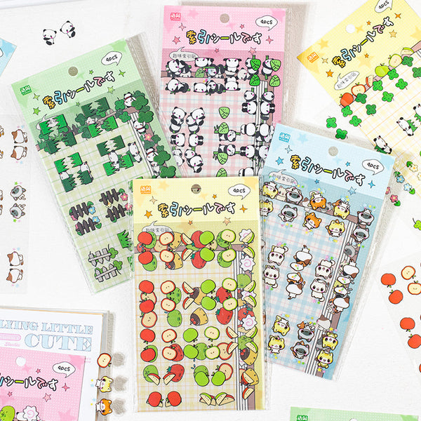4PCS Cute Mark Series sticker