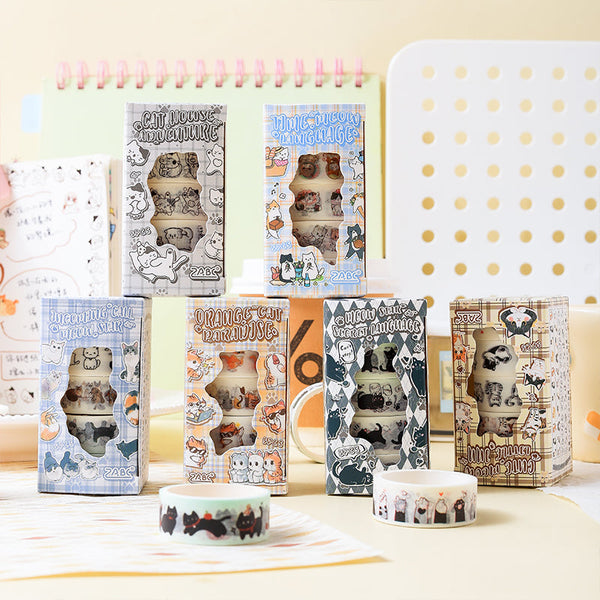 Kitten conjecture series Washi Tape Set