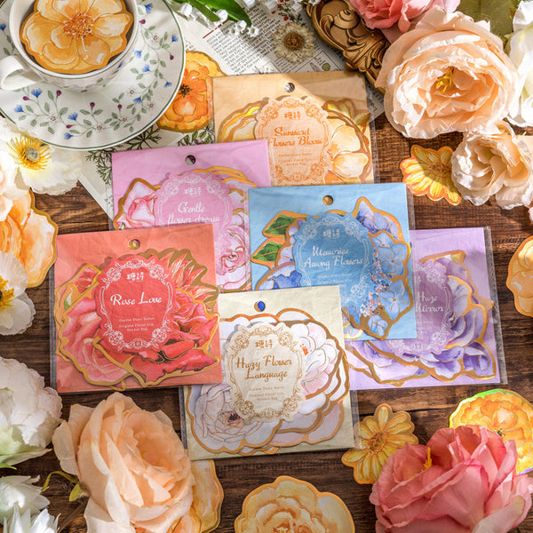 10PCS Garden Diary Series sticker