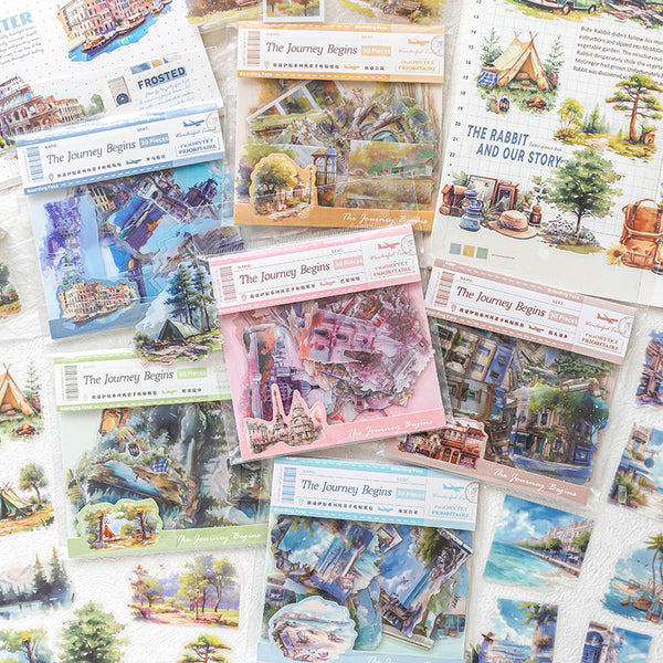 30PCS Beginning of Journey Series sticker