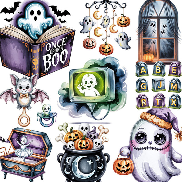 20PCS Children's Halloween toys sticker