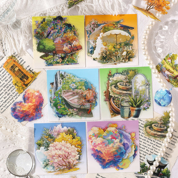 17PCS One Flower in Another World Series sticker