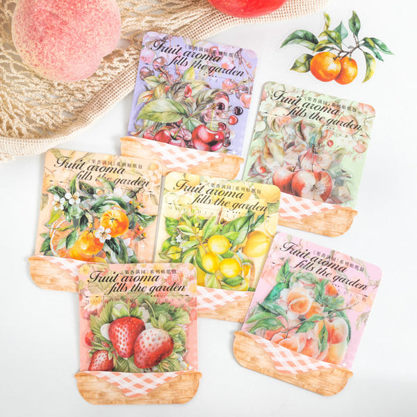 10PCS Fruity garden series sticker