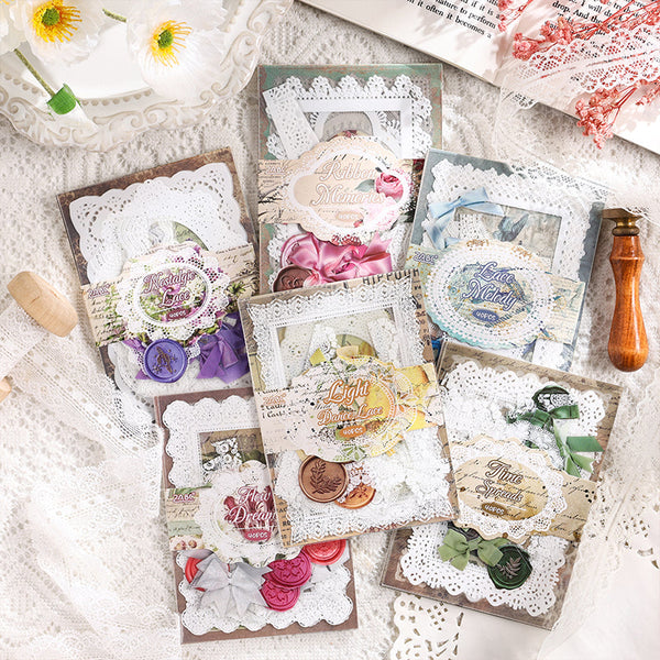 40PCS Vintage style series material paper set