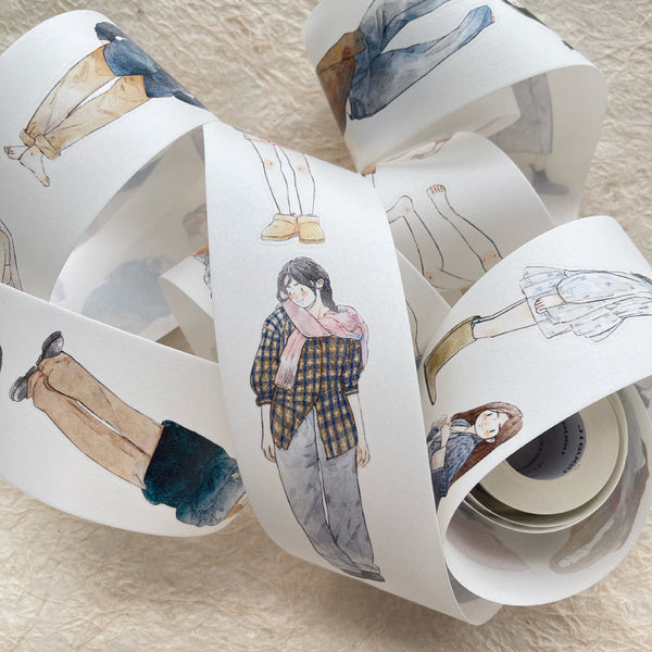 5cm*333cm Autumn Die Cutting Washi/PET/Fog PET Tape