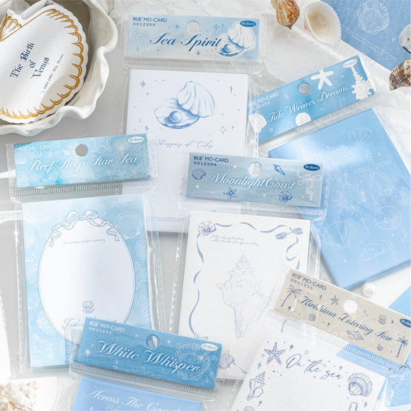 80PCS Sounds of the Ocean series note paper