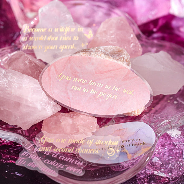 30PCS Flowing Gold Rock Dream series sticker