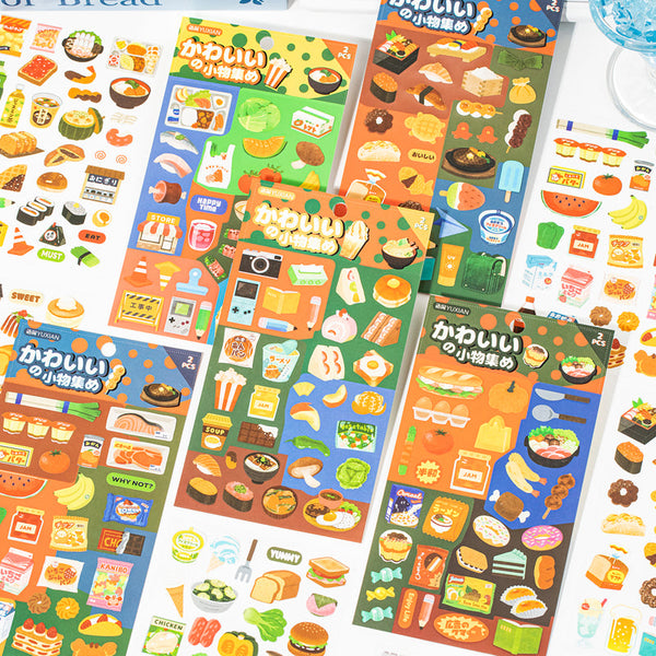 2PCS Delicious Time Series sticker