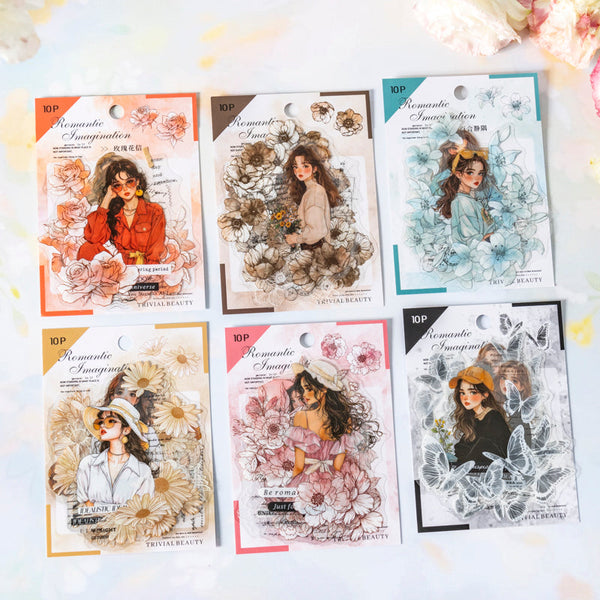 10PCS Romantic Fantasy Series sticker