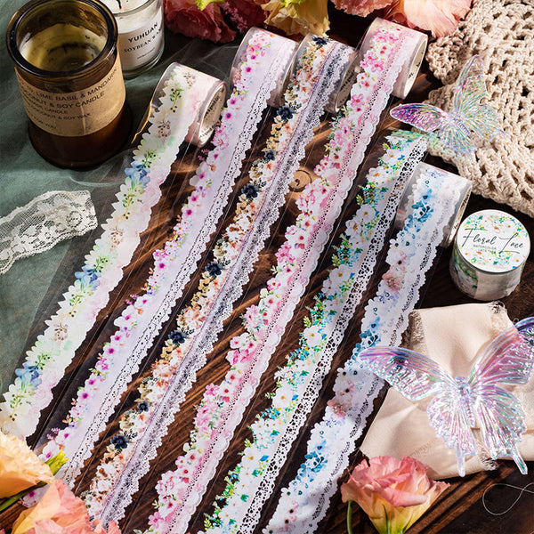 Floral lace series PET Tape