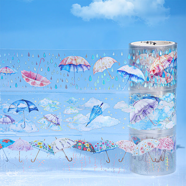 Time under the Umbrella series Laser Silver PET Tape