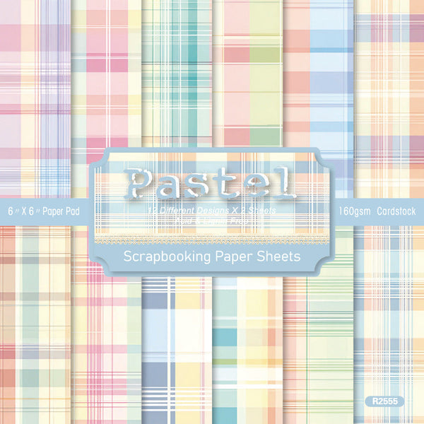24PCS Pastel material paper