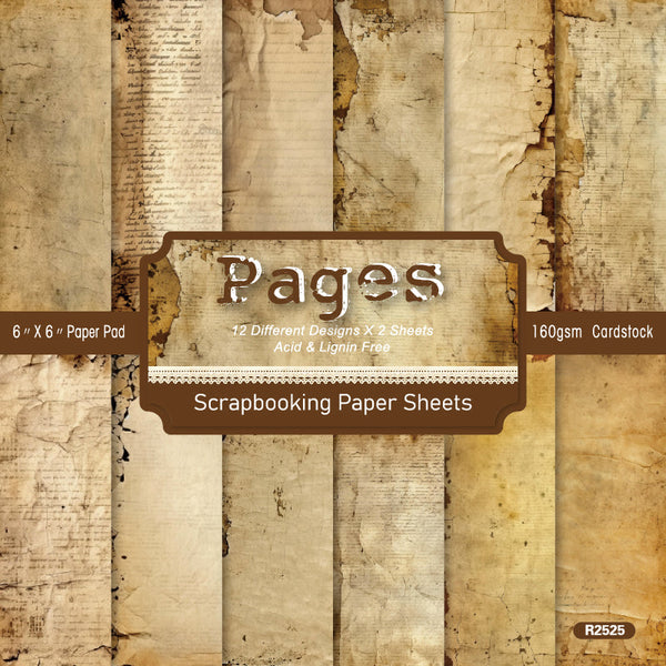 24PCS Pages background paper