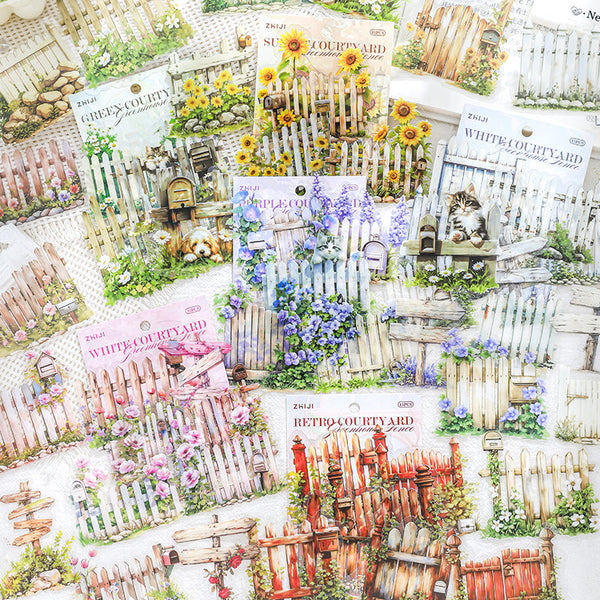 15PCS Greenhouse fence series sticker