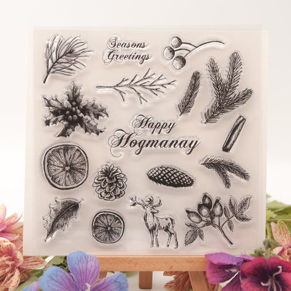 Clear silicone stamp