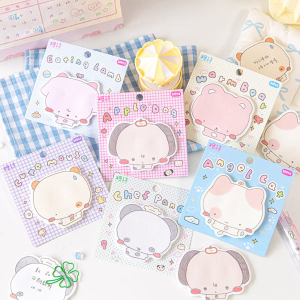 30PCS Angel kitten series note paper