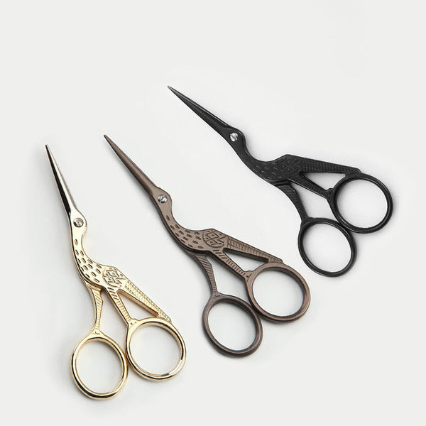 Red-crowned crane scissors