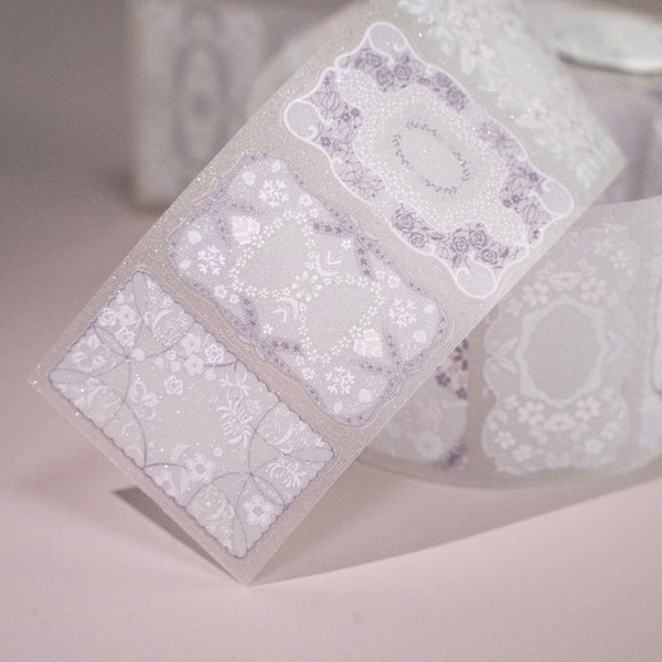 5cm*50cm Lace square logo Die Cutting PET/Flash PET Tape