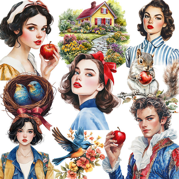20PCS Fairy tale apple sticker