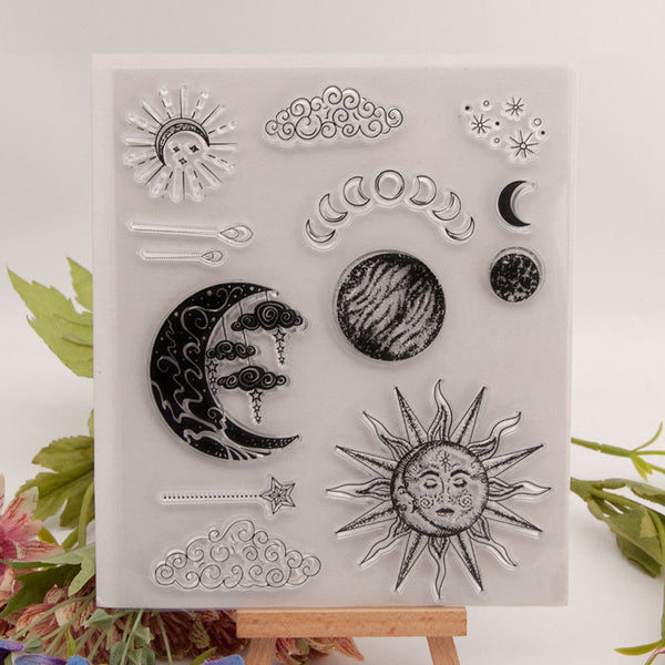 Clear silicone stamp