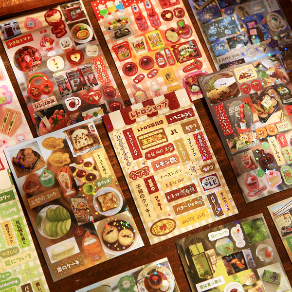 30PCS Weave misty poetry series sticker book