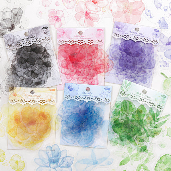 20PCS Flower Shadow Dream Catcher Series sticker