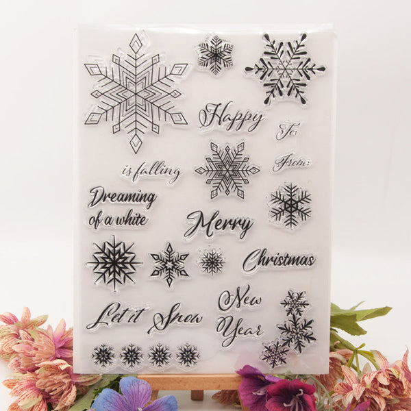 Clear silicone stamp