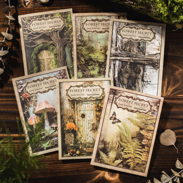 30PCS The Secret Forest series material paper