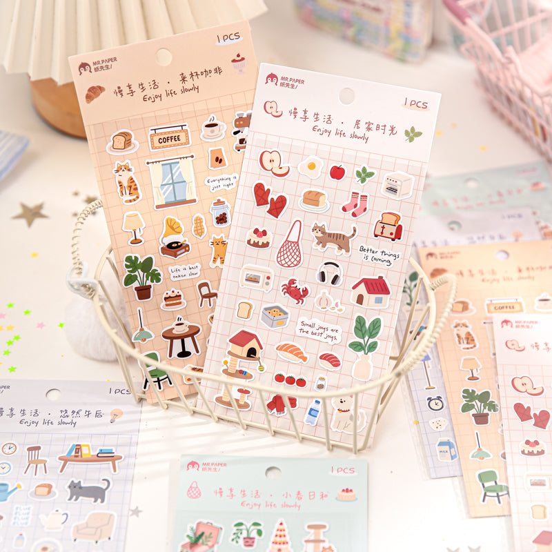 Slow Enjoy Life Series sticker – Journaldream