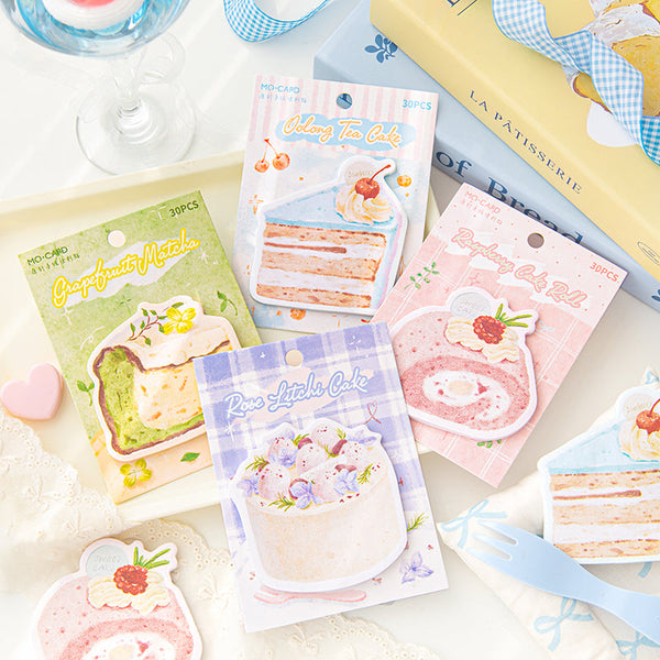 30PCS Sweet afternoon tea series note paper