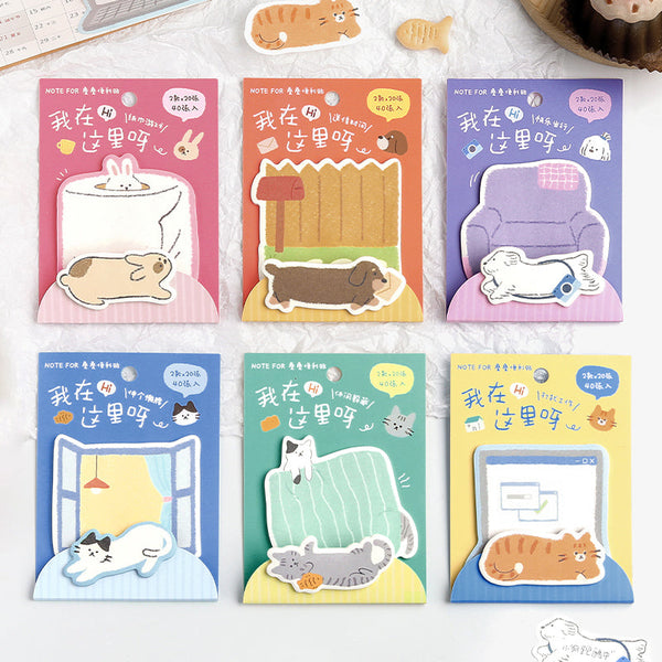 40PCS I'm here series note paper