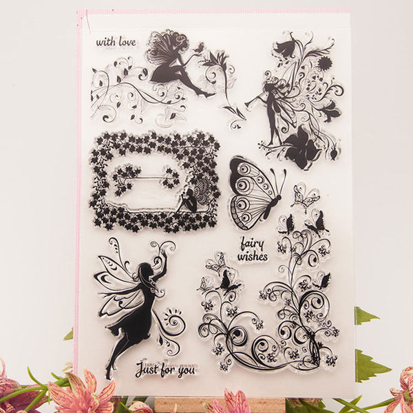 Clear silicone stamp