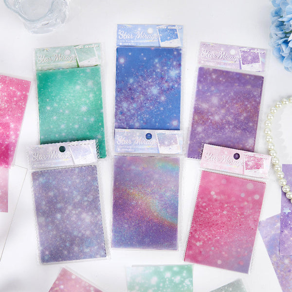 20PCS Phantom Star Dust Realm Series material paper