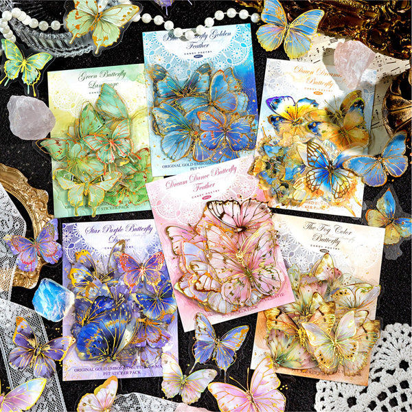 20PCS Butterfly of Flowers Series sticker