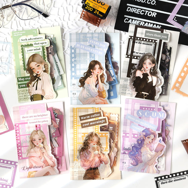 25PCS Film Memories Series sticker