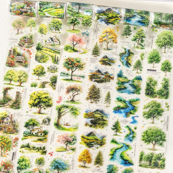 The Scenery of Tree Series PET Tape
