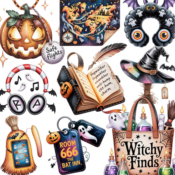 20PCS Halloween Travel sticker