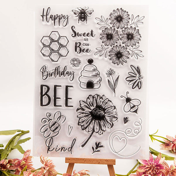 Clear silicone stamp